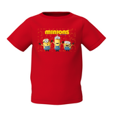 Minions Graphic Kidƒ??s Red Printed T-Shirt